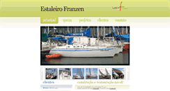 Desktop Screenshot of estaleirofranzen.com.br